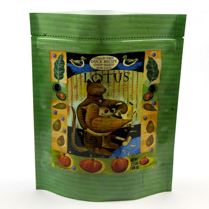 Стойка за храни с котешка котка