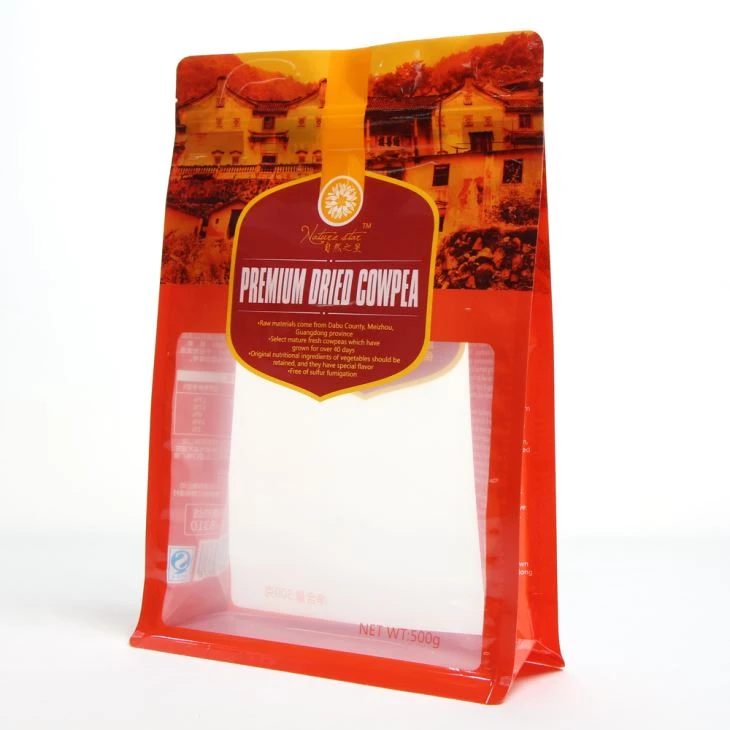 Чанта за храни Ziplock с прозрачен прозорец