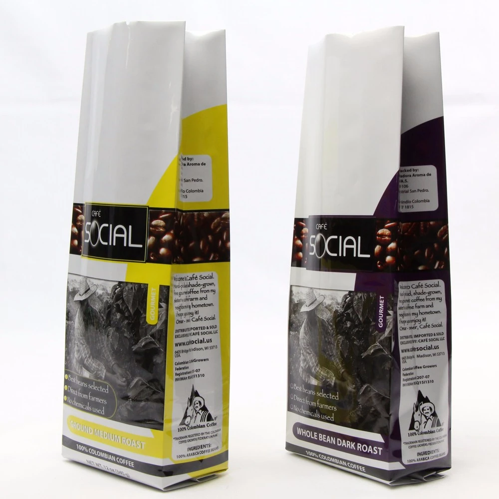 Алуминиево фолио Side Gusset Кафе опаковане чанта Aluminum Foil Side Gusset Coffee Packaging Bag