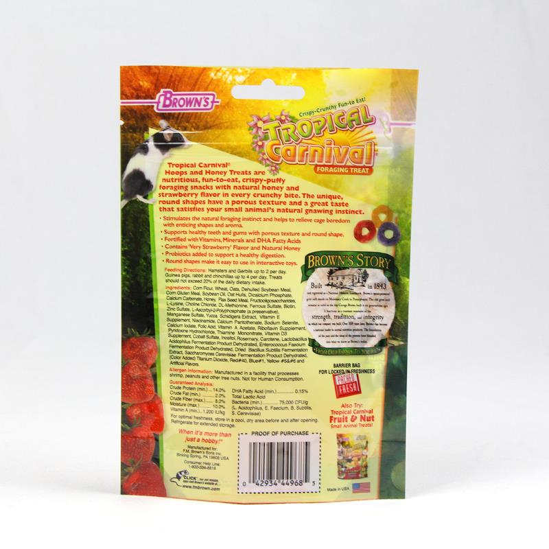 Снек бонбони се изправя пластмасова чанта Snack Candy Stand Up Plastic Bag
