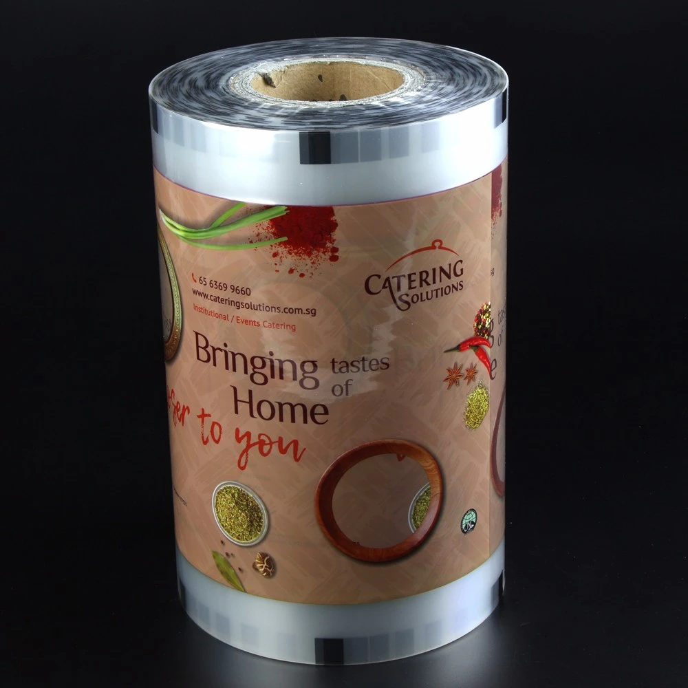 custom printed multilayer lunch container sealing film