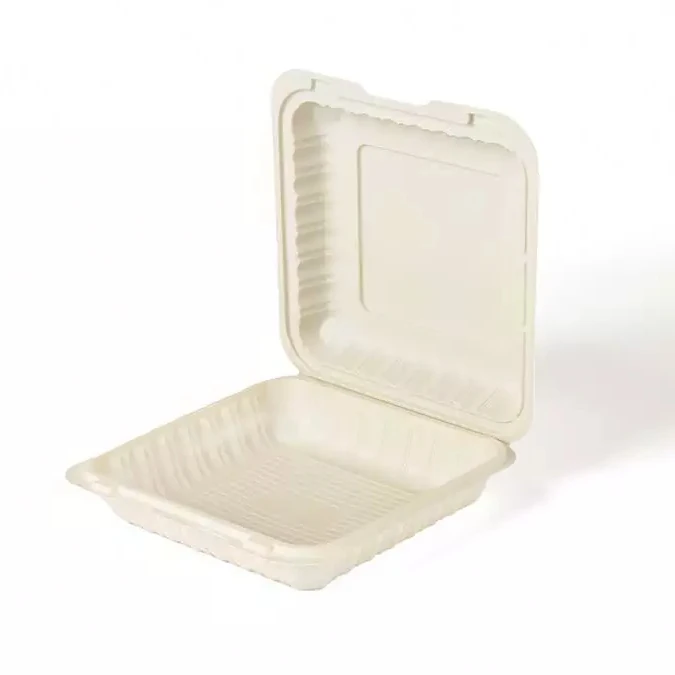 8Inch-Biodegradable-Rectangular-Reusable-Fast-Food