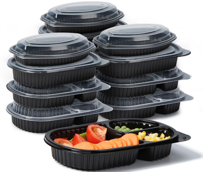 disposable lunch packing containers