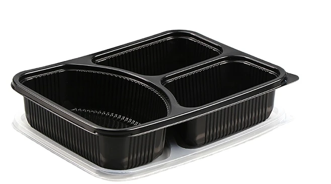 3 compartment to go containers