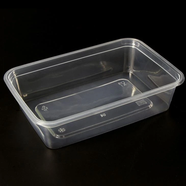 PP Disposable Plastic Food Container Clear Plastic Meal Prep Containers