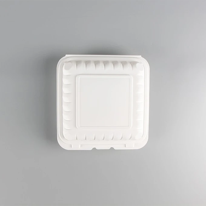 Biodegradable Clamshell Takeaway Food Container Disposable Bento Lunch Box Takeaway PP Plastic Food Box With Vented