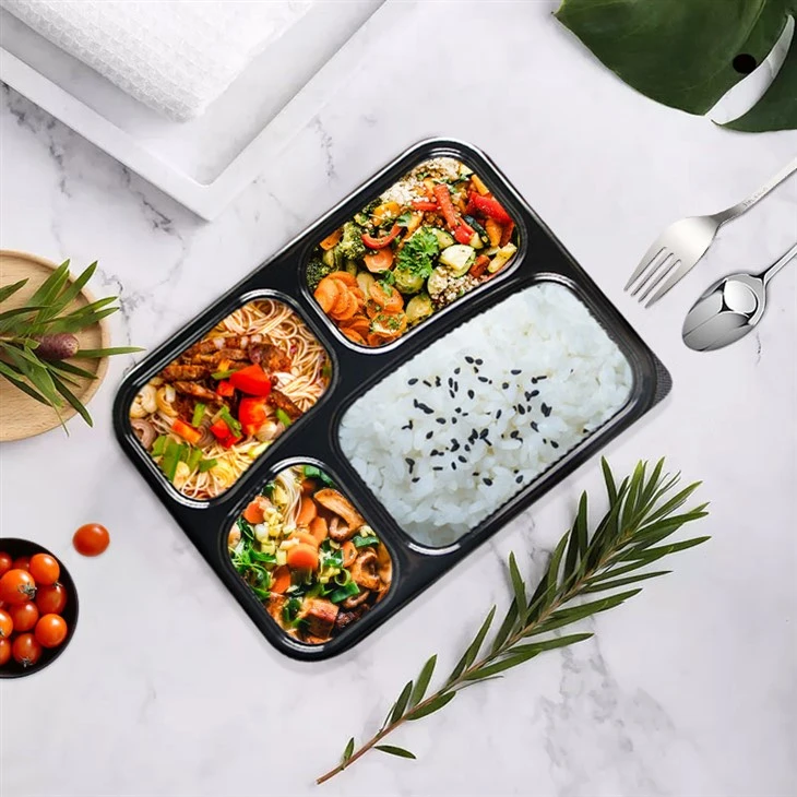 Кутия за храна за еднократна употреба Bento