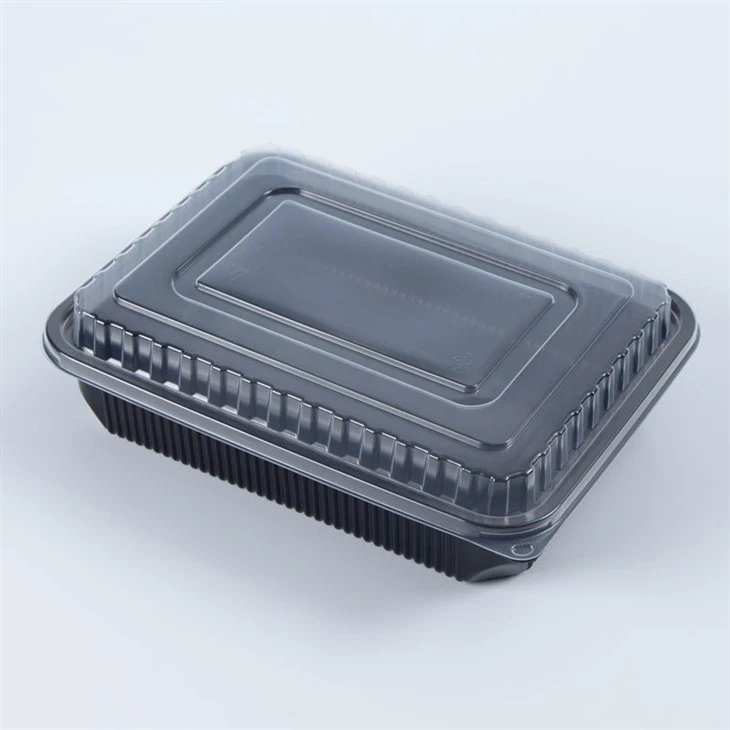 Black Meal Prep Food Container