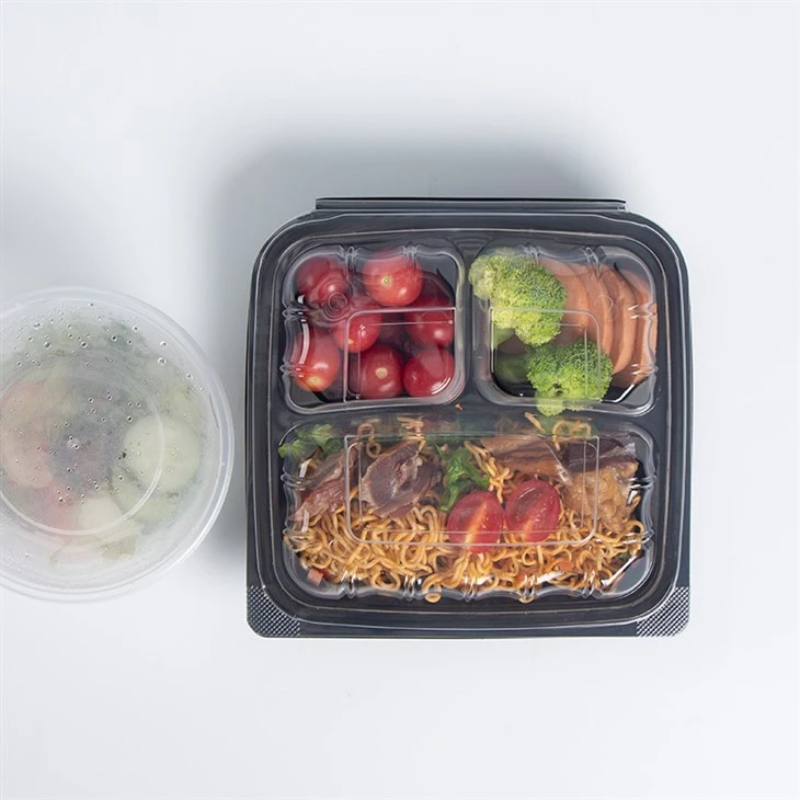 Големи кутии Bento за еднократна употреба