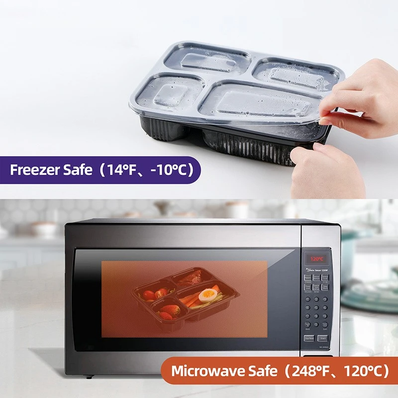 4-compartment To-go Containers factory