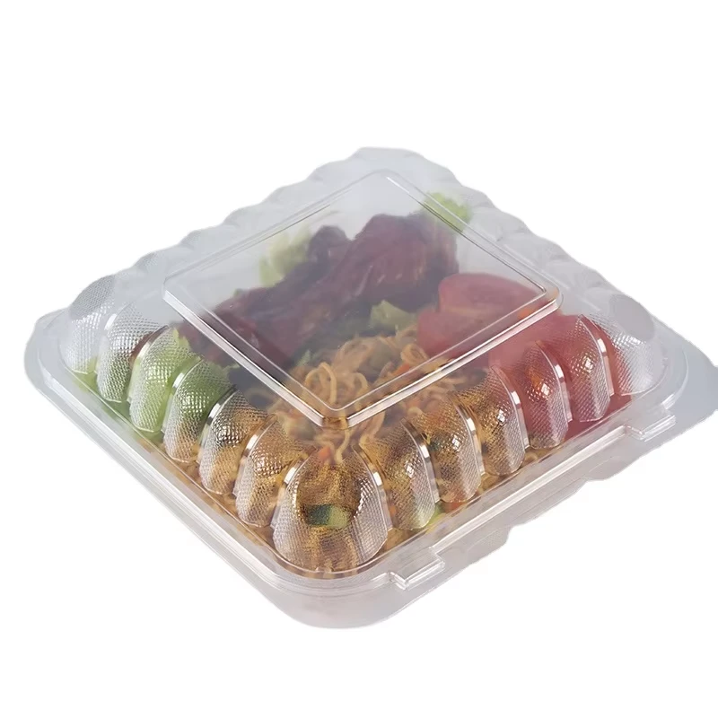 Clear togo food container