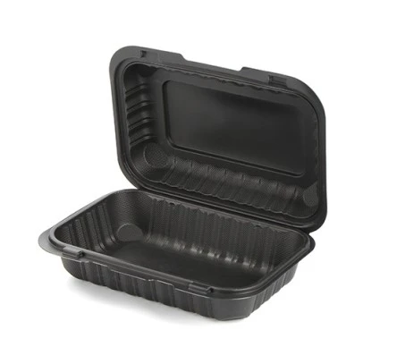  Black and White 9x6 Inch Food Box
