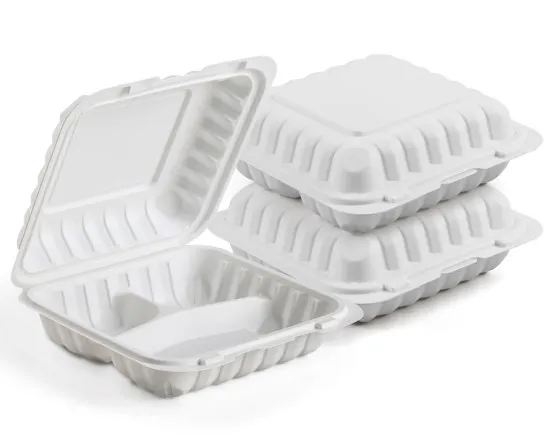 8 inch MFPP Food container with 3 Compartment 8 inch MFPP Food container with 3 Compartment