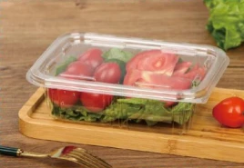 clear hinged deli containers