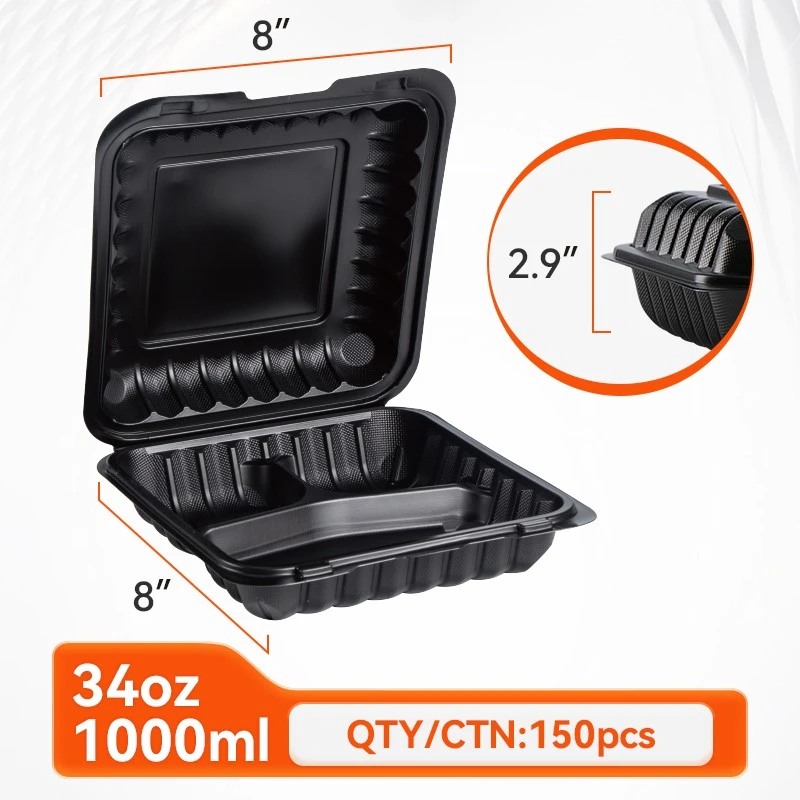 black to-go boxes